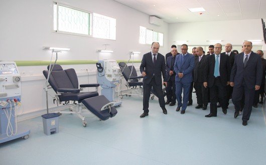 المسؤولون يتفقدون مرافق المركز