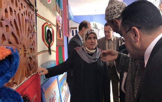 الوزيرة جميلة المصلي تفتتح الدورة الرابعة للأسواق المتنقلة للمنتجات المجالية بإقليم تاونات