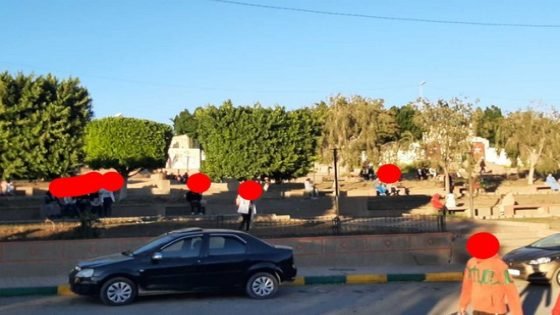 حديقة 16 نونبر تاونات أصبحت مكانا للتلاميذ المتمدرسين بدل حجرات المدرسة