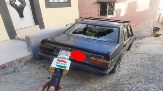 تكسير مايزيد عن 20 سيارة من طرف مجهول بشارع 11 يناير بحي حجردريان بمدينة تاونات