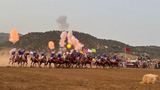 هذه هي الأجواء التي مر فيها  مهرجان كلاز للتبوريدة الجبلية بإقليم تاونات