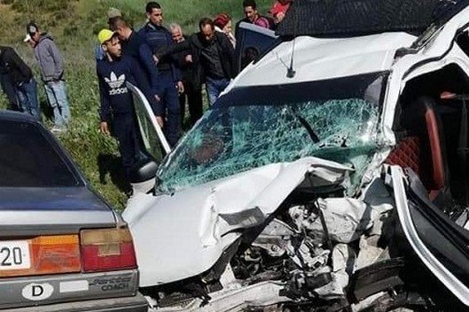 قتيل و8 جرحى في حادثة سير على الطريق الوطنية رقم 8 الرابطة بين فاس وتاونات