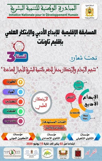 تنظيم المسابقة الإقليمية للإبداع والابتكار في نسختها الثالثة بإقليم تاونات
