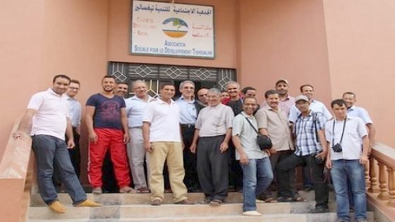 تكريم إبن إفليم تاونات حميد اتباتو بتيغسالين بنواحي اخنيفرة