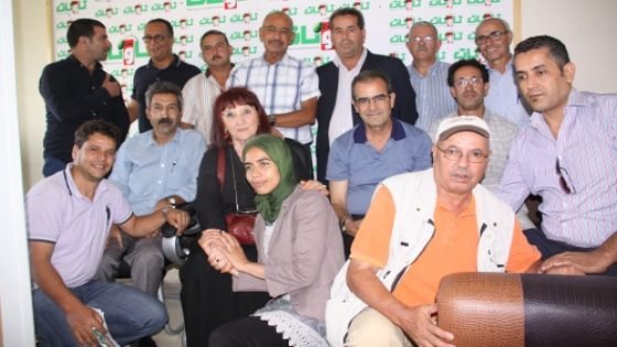 صورة جماعية لحظة إعطاء انطلاقة جريدة تاونات الإلكترونية يوم 17شتنبر2014 بتاونات