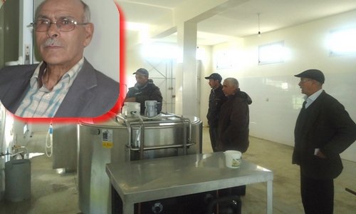 تعاونية الارزاق لانتاج وتسويق الحليب وفي الاطار بوشتى البياضي رئيس التعاونية