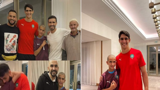 حلم طفل ناج من زلزال الحوز يتحقق بعد لقائه بنجوم المنتخب الوطني من بينهم الحارس ياسين بونو