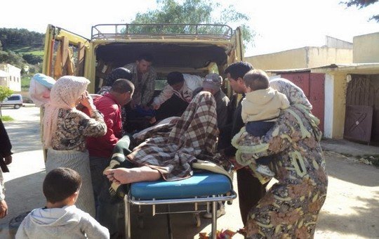 إمرأة قروية بغفساي تلد في سيارة النقل السري