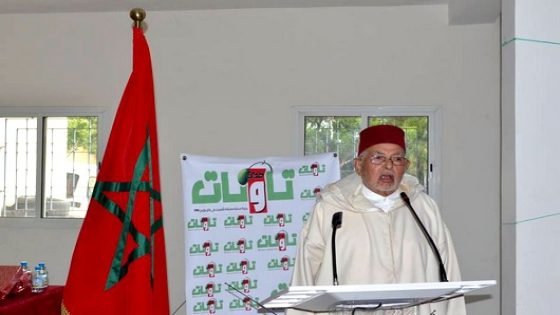 العلامة إبن إقليم تاونات أحمد بونو الذي كرمته جريدة “صدى تاونات” في 2016 في ذمة الله