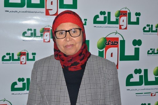 الصحافية زهور حارش