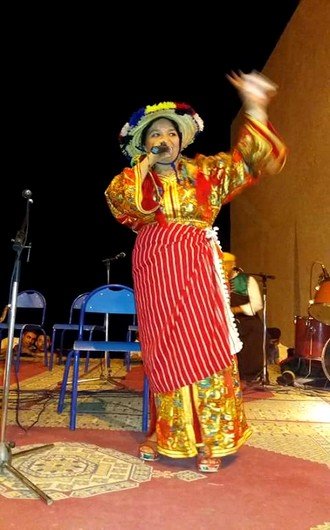الفنانة الجبلية كريمة الطنجاوية