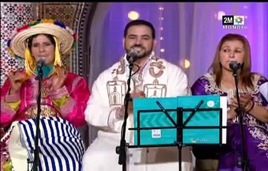 الفنانة شامة الزاز بمعية الفنان عبدو الوزاني