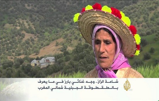الفنانة شامة الزاز في حوار مع قناة الجزبرة