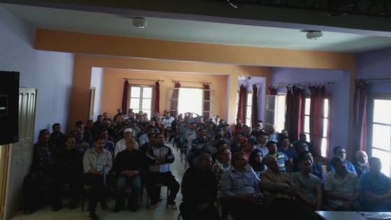 إحداث منطقة للأنشطة الاقتصادية بالجماعة الحضرية بحي بورويز بغفساي على مساحة 23000 م2