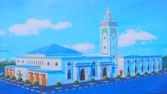 وضع الحجر الأساس لبناء مسجد كبير ببلدية قرية ابا محمد بمبلغ يقدر ب 18 مليون درهم