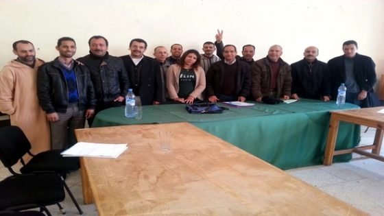 تجديد المكتب المحلي للجامعة الوطنية لعمال و موظفي جماعة تاونات وإنتخاب ادريس الزرزوري كاتبا محليا