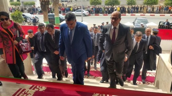وزير العدل والحريات بتيسة لتدشين مركز القاضي المقيم ويقول ل”تاونات” بأن المغرب له قيم يجب احترامها جوابا عن سؤال حول حادث بني ملال