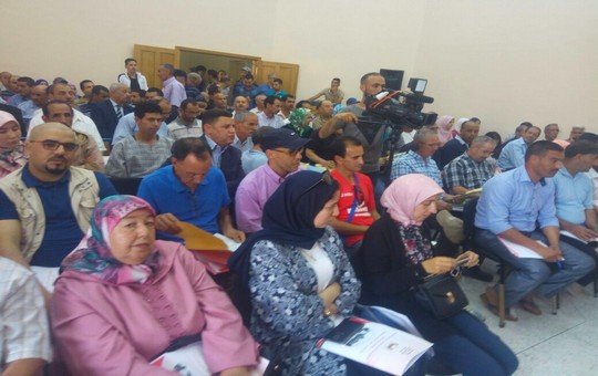 بعض الوجوه من المنتخبية وجمعيات المجتمع المدني الحاضرة