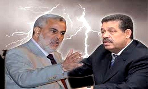 بنكيران وشباط في صورة مركبة