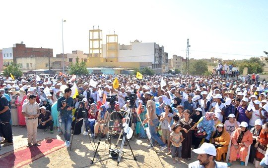 بنكيران يخاطب جماهير غفساي القرية