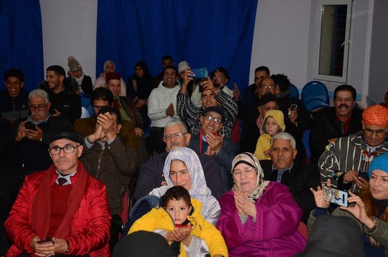 جانب من الفعاليات الحاضرة في حفل صدى تاونات
