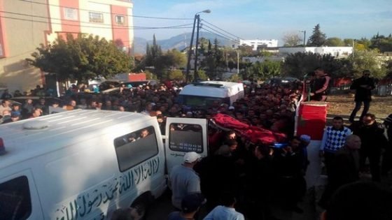 مدينة تاونات تشيع جثامين ضحايا الثلاثاء الاسود