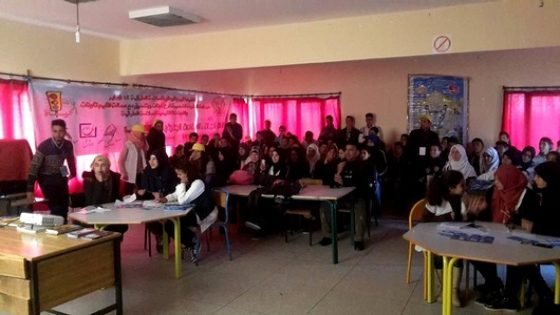 حركة الطفولة الشعبية فرع تاونات تنخرط في “قافلة الحياة” للسلامة الطرقية