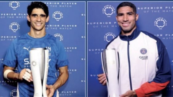 الثنائي المغربي ياسين بونو وأشرف حكيمي ضمن المرشحين لجوائز “The Best” للفيفا