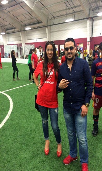 رجاء فهمي رفقة رشيد العلالي صاحب برنامج ريد شو