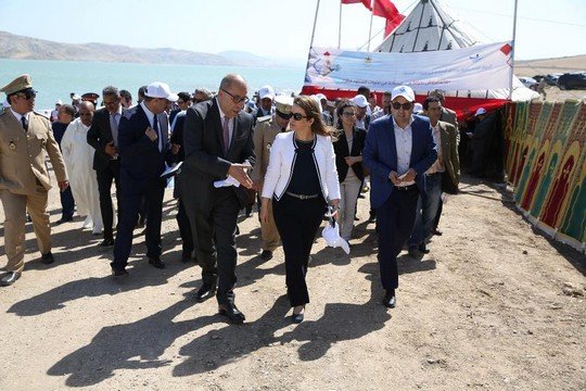 زيارة شرفات أفيلال إلى إقليم تاونات