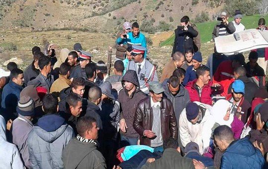 ساكنة دوار اولاد بن كدار التابع لجماعة الرتبة دائرة غفساي تخرج للإحتجاج