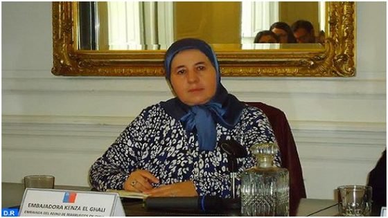 سفيرة المغرب بالشيلي إبنة إقليم تاونات كنزة الغالي تبرز المكانة التي باتت تحتلها المرأة الإفريقية في المجتمع