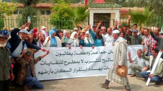 مطرح النفايات الجماعاتي بدائرة غفساي يخرج سكان دوار القلايع للإحتجاج