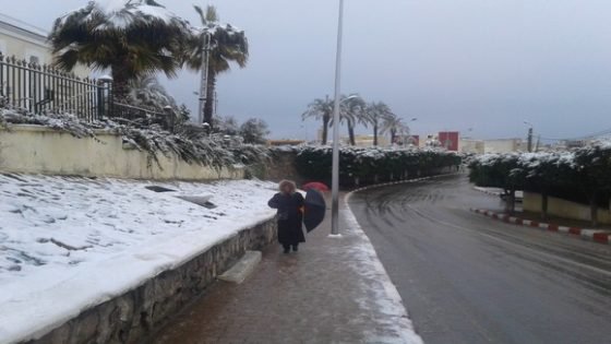مدينة تاونات بحلة جديدة بعد تساقطات ثلجية مهمة