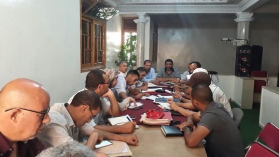 عبد الاله دحمان يؤسس لمنهج التشاركية في البناء والتعاقدية في التنفيذ للجامعة الوطنية لموظفي التعليم بجهة فاس مكناس