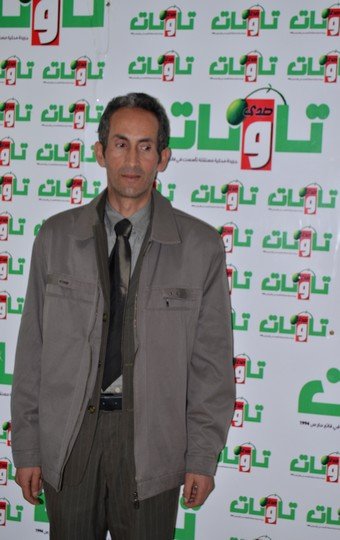 محمد القاضي بمقر جريدة صدى تاونات