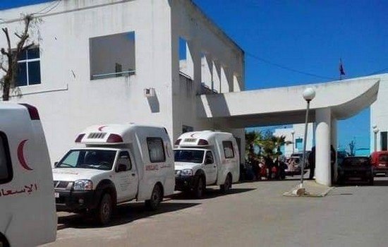 مدخل مستشفى تاونات
