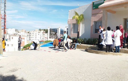 مقر بسمة الامل الذي تشرف عليه جمعية جسور الامل للتنمية البشرية