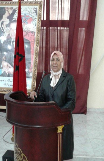 نزهة صفي رئيسة جمعية نساء رائدات للتنمية