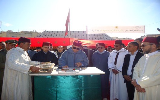 وضع الحجر الأساس لمسجد بتيسة