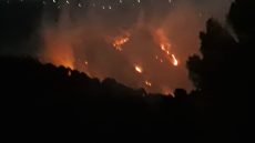 السيطرة على حريق اندلع بجبل زيدور بعين مديونة نواحي تاونات
