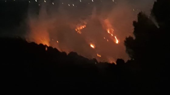 السيطرة على حريق اندلع بجبل زيدور بعين مديونة نواحي تاونات