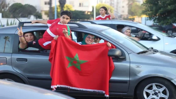تاونات تحتفي بإنجاز أسود الأطلس..فرحة عارمة تعم الشوارع بعد الفوز ب3 نظيفة على كندا