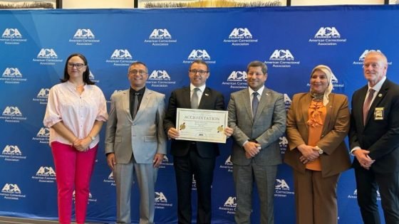 المعهد الوطني لتكوين أطر السجون المغربي يحصل على شهادة اعتماد من الجمعية الأمريكية للسجون