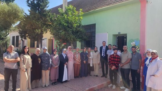 زيارة ميدانية لتتبع التنزيل الميداني لمشروع مؤسسات وإعداديات الريادة بتاونات
