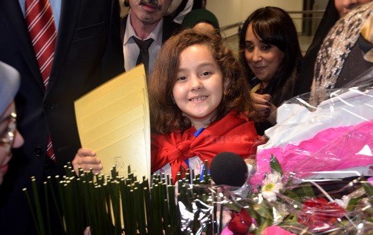 تاونات تحتفي  بفوز مريم أمجون بطلة مسابقة تحدي القراءة المنظمة من طرف دولة الإمارات العربية