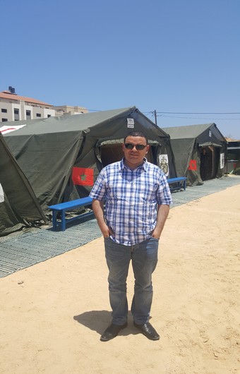 الصحافي إبن إقليم تاونات جواد التويول موفدا لوكالة المغرب العربي للانباء إلى قطاع غزة