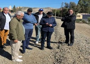 عامل الإقليم يقوم  بزيارة ميدانية تفقدية لأشغال تثنية الطريق الرابطة بين تاونات وفاس