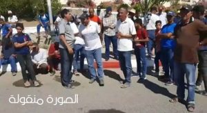 تلاميذ وذويهم احتجوا على النقل المدرسي أمام عمالة تاونات قادمين من دواوير بجماعة عين عائشة‎