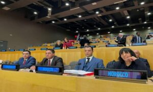 النائبة البرلمانية (إبنة تاونات) خدوج  السلاسي ضمن وفد برلماني بمقر الأمم المتحدة بنيويورك